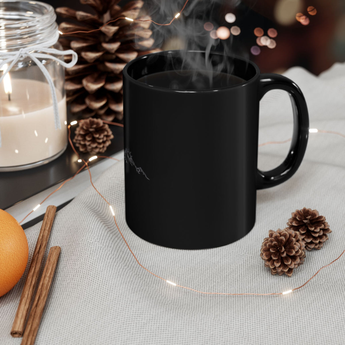 Café minimalista al aire libre